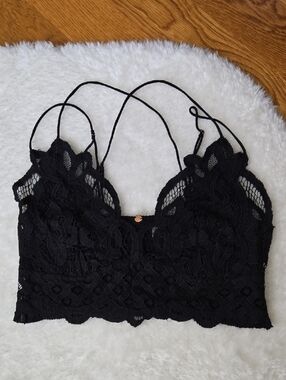 FP One Black Bralette, Womens Size Large